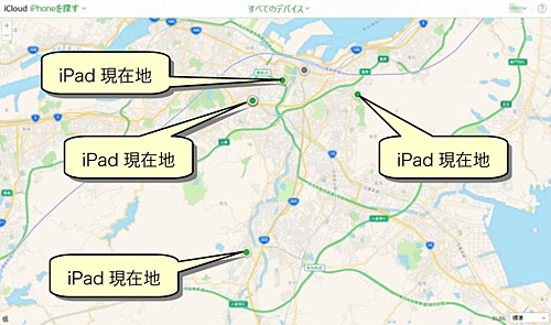 調査員位置情報地図